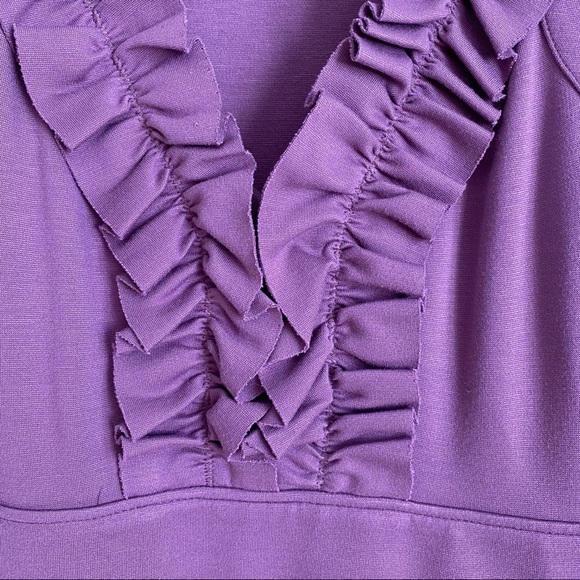 Banana Republic Purple Sleeveless Dress - Picture 3 of 6